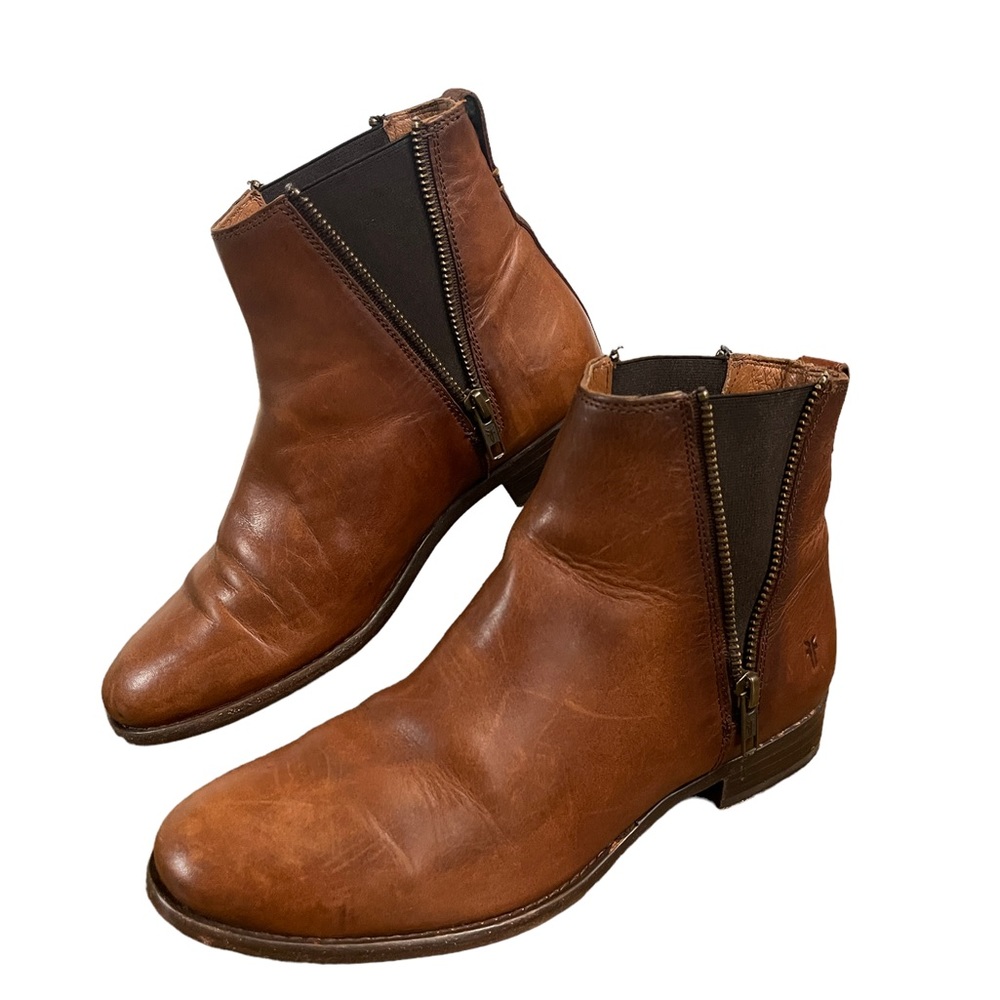 Frye Brown Ankle Boots